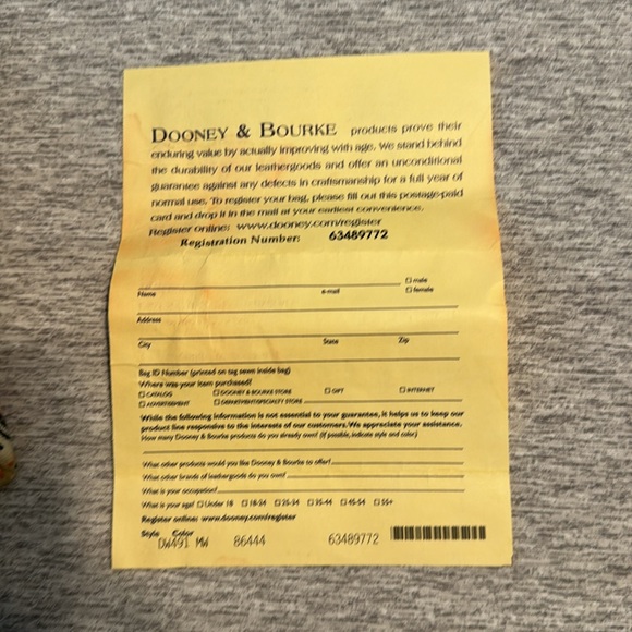 Dooney& Bourke Collectors Disneyland Tote - Picture 14 of 14